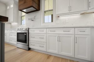 Custom kitchen island by Armor Homes, LLC